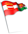 Flag pin - Austria–Hungary (1867–1918) Flag pin - Austria–Hungary (1867–1918)