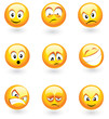 Nine Vector Smilies