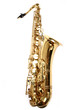 Saxophone isolated on white background Saxophone isolated on white background