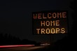 Welcome home sign