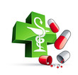 Caducée et médicaments