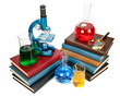 Books and flasks Books and flasks