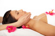 Attractive Woman Relaxing Spa