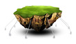 Floating ground tired with usb wires