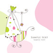 Baby arrival announcement card
