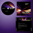 CD cover design with copy space, vector. Multicolor. CD cover design with copy space, vector. Multicolor.