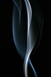 smoke on black