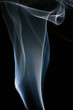 smoke on black