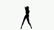 Pop Dancing 01: Woman with long hair