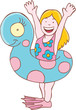 Girl Swimmer Girl Swimmer
