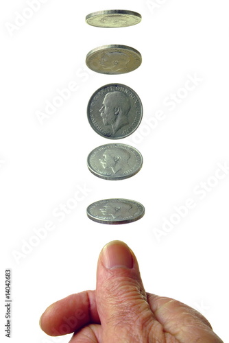 Photo: Tossing a Coin Tossing a Coin