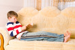 boy reads book