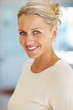 Portrait of an attractive lovely mature woman