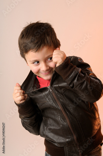 Photo: fashionable, smiling boy fashionable, smiling boy