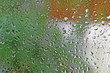 gouttes de pluie sur vitre