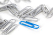 Paper-clip on White
