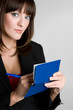 Woman Writing Check