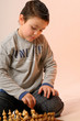 Photo: boy playing chess boy playing chess