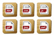 Web files icons | Cardboard series Web files icons | Cardboard series