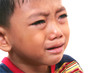 Close-up crying boy