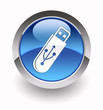 Pen-drive glossy icon Pen-drive glossy icon