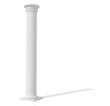 Illustration: Classic Column isolated on white -rendering Classic Column isolated on white -rendering
