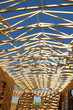 Construction d'une maison tout en bois.
