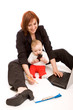 Photo en ligne au meilleur prix Businesswoman with baby