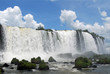 Looking up at Brazilian side of falls, Iguazu Looking up at Brazilian side of falls, Iguazu