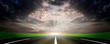 route on background celestial landscape route on background celestial landscape