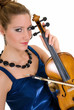 Attractive violinist Attractive violinist