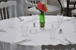 restaurant en plein air - table préparée