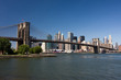 Brooklyn Bridge and lower Manhattan, New York