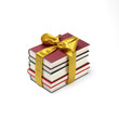 book stack gift