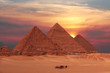 pyramid sunset pyramid sunset