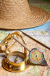 Distance meter and compass