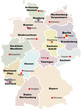 Deutschland Bundesländer bunt Deutschland Bundesländer bunt