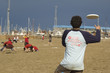 Frisbee sulla spiaggia
