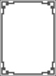 Vector decorative frame