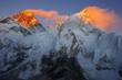 Top of the world Everest 8848m and Nupse 7864m Top of the world Everest 8848m and Nupse 7864m
