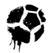 grunge soccer ball vector grunge soccer ball vector
