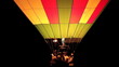 Hot Air Balloon Glowing