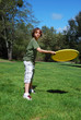 Teen Boy Throwing Frisbee Teen Boy Throwing Frisbee