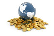 Global finance concept. Hi-res digitally generated image. Global finance concept. Hi-res digitally generated image.