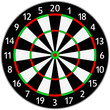 Vektor: Dartscheibe Dartscheibe