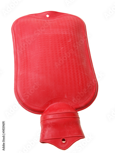 Photo: red hot water bottle red hot water bottle