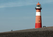 Leuchtturm im Ort Westkapelle, Zeeland, Niederlande