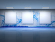 Contemporary art gallery interior Contemporary art gallery interior