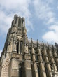 Reims cathédrale ciel bleu