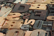 Letter wood 12